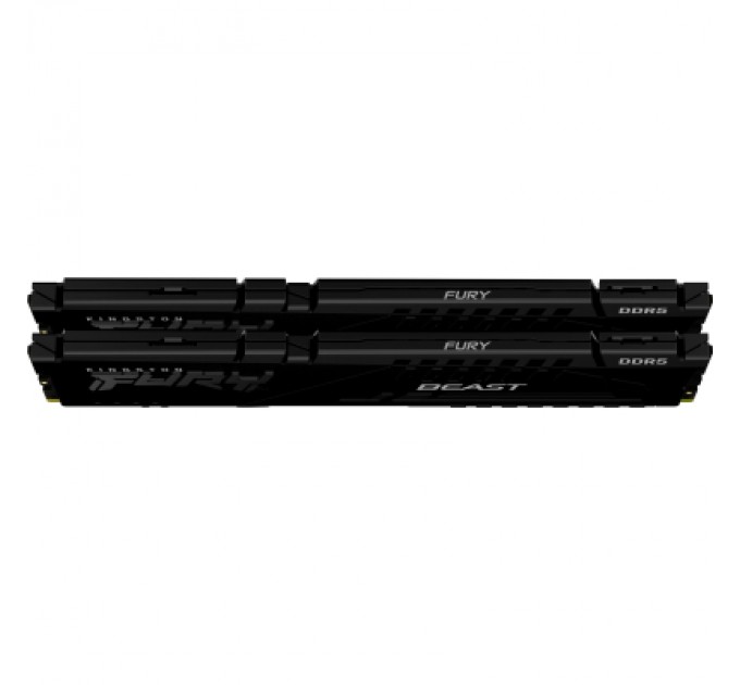 Kingston Fury (ex.HyperX) Модуль пам'яті для комп'ютера DDR5 16GB (2x8GB) 6000 MHz Beast Black Kingston Fury (ex.HyperX) (KF560C40BBK2-16)