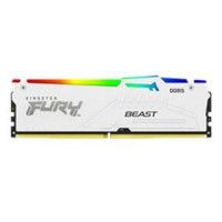Модуль пам'яті для комп'ютера DDR5 32GB 6000 MHz Beast AM5 RGB White Kingston Fury (ex.HyperX) (KF560C36BWEA-32)