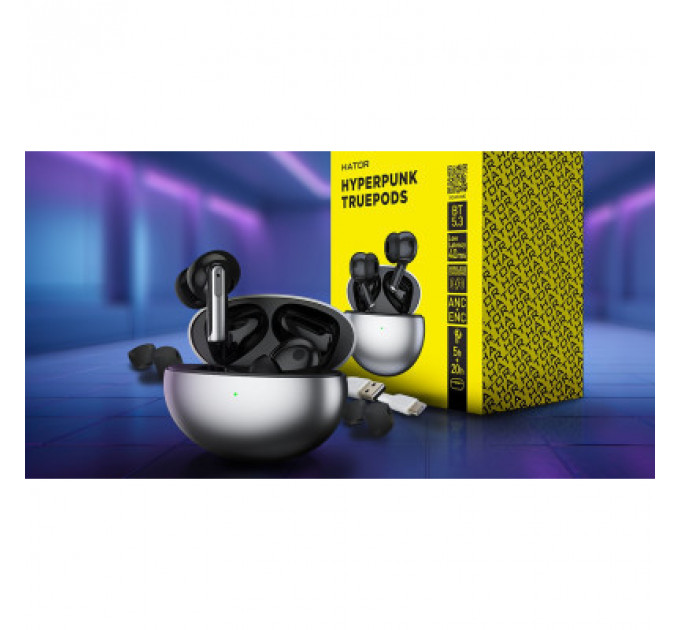 Навушники Hator Hyреrpunk Truepods Black (HTA-430)