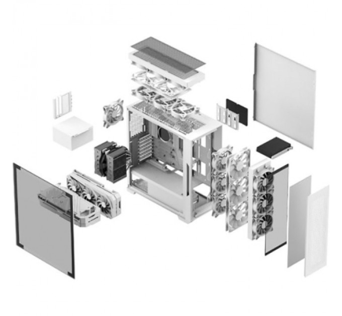 Almordor Корпус Almordor L1300 Pioneer White (ALL1300)
