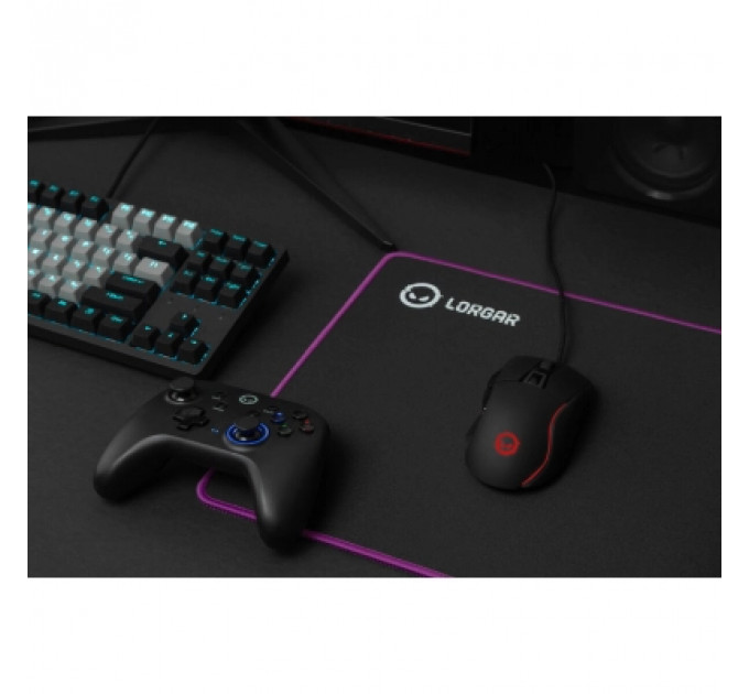 Килимок для мишки Lorgar Main 315 Black/Purple (LRG-GMP315)