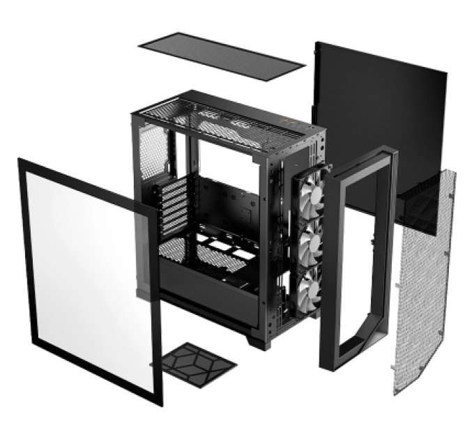 PcCooler Корпус PcCooler C3D510 BK ARGB