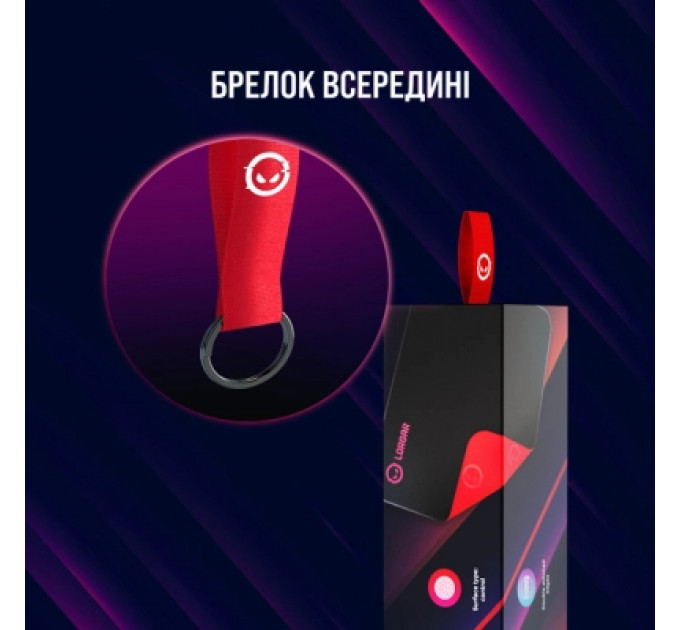 Килимок для мишки Lorgar Main 323 Black/Red (LRG-GMP323)