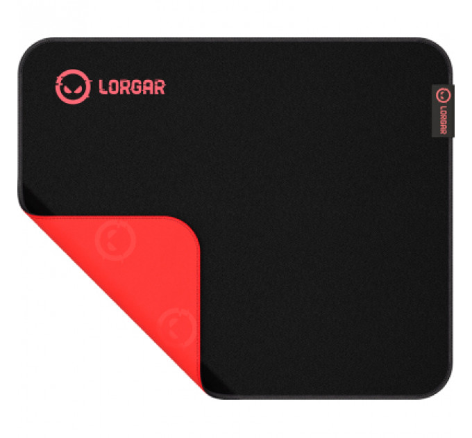 Килимок для мишки Lorgar Main 323 Black/Red (LRG-GMP323)
