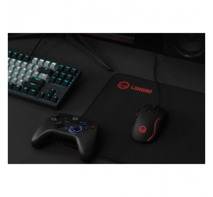 Килимок для мишки Lorgar Main 323 Black/Red (LRG-GMP323)