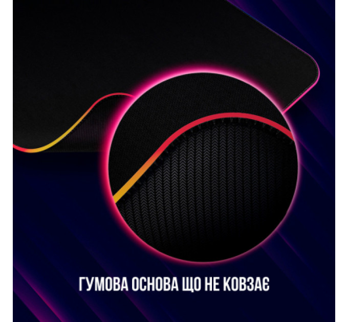 Килимок для мишки Lorgar Steller 913 RGB USB Black (LRG-GMP913)