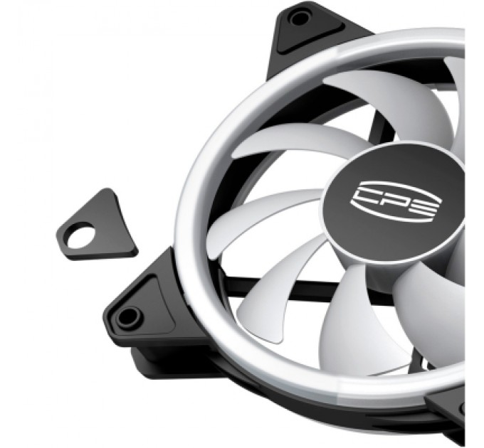 Кулер до корпусу PcCooler F3 T120 ARGB Black
