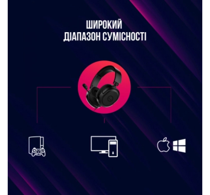 Навушники Lorgar Kaya 360 USB Black (LRG-GHS360)
