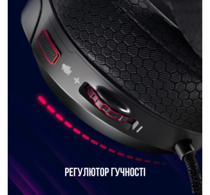 Навушники Lorgar Kaya 360 USB Black (LRG-GHS360)