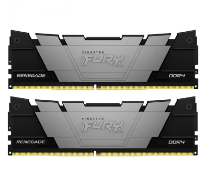 Kingston Fury (ex.HyperX) Модуль пам'яті для комп'ютера DDR4 64GB (2x32GB) 3200 MHz Fury Renegade Black Kingston Fury (ex.HyperX) (KF432C16RB2K2/64)