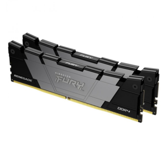 Kingston Fury (ex.HyperX) Модуль пам'яті для комп'ютера DDR4 64GB (2x32GB) 3200 MHz Fury Renegade Black Kingston Fury (ex.HyperX) (KF432C16RB2K2/64)