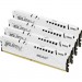 Kingston Fury (ex.HyperX) Модуль пам'яті для комп'ютера DDR5 128GB (4x32GB) 5600 MHz FURY Beast White Kingston Fury (ex.HyperX) (KF556C40BWK4-128)