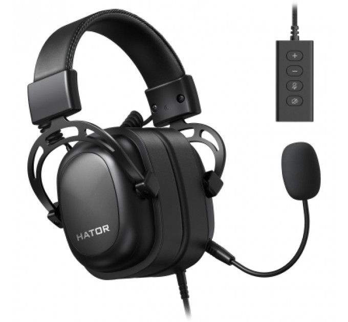Навушники Hator Hypergang 2 USB 7.1 Black (HTA-940)