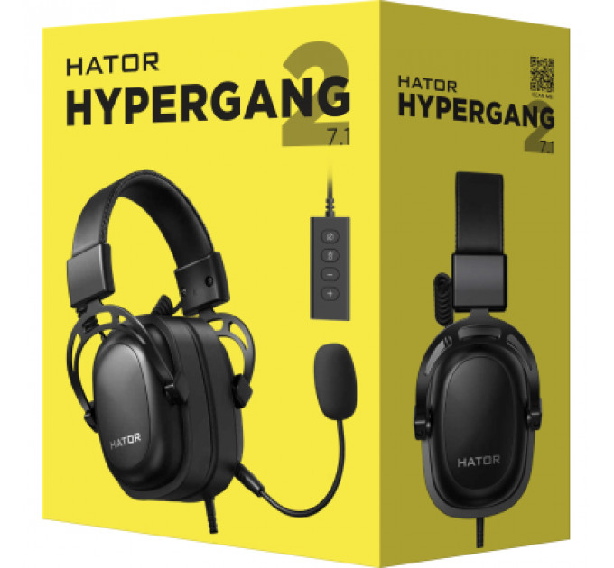Навушники Hator Hypergang 2 USB 7.1 Black (HTA-940)