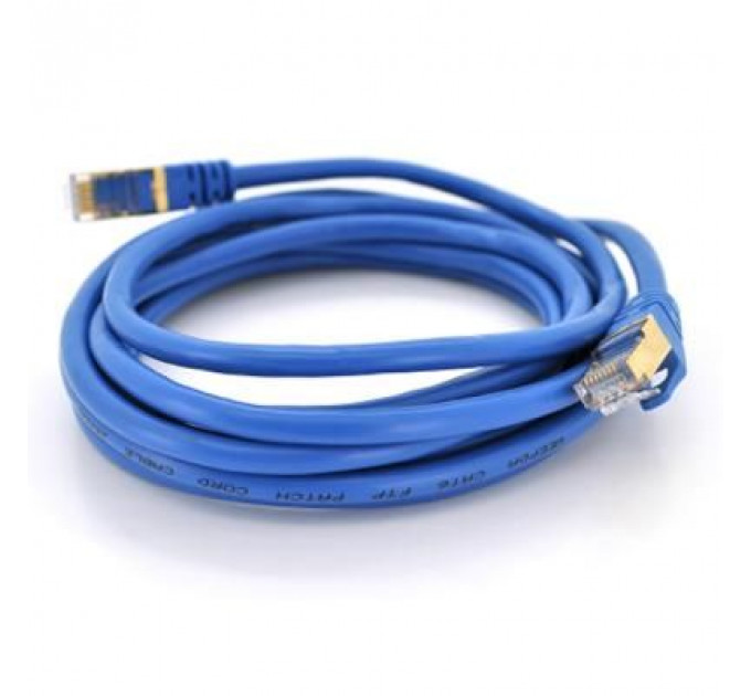 Патч-корд 2.0м, FTP, RJ-45, Cat.6, CU, blue Ritar (PCR-SFP/2Be / 05201)
