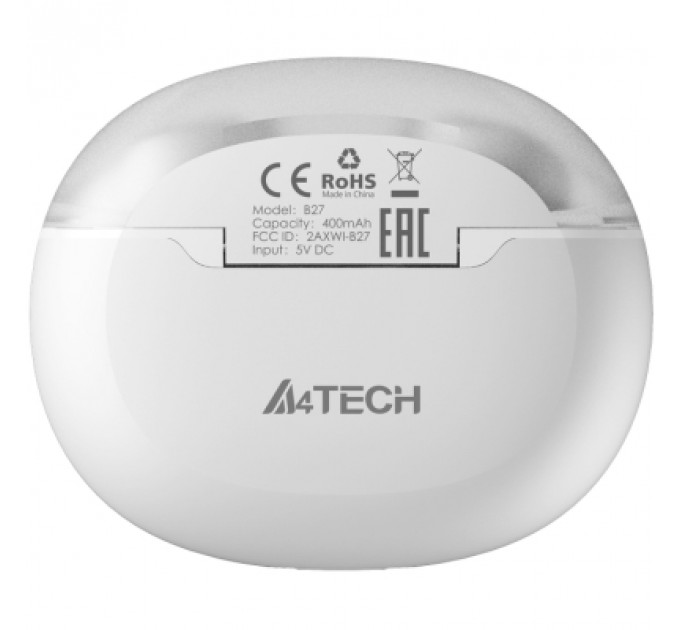 Навушники A4Tech B27 Grayish White