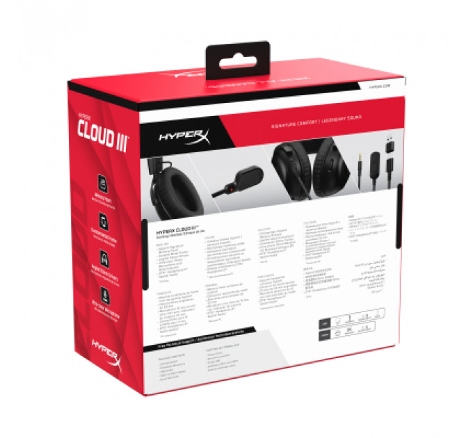 Навушники HyperX Cloud III Black (727A8AA)