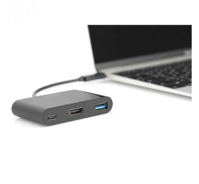 Перехідник USB-C to HDMA 2xUSB Digitus (DA-70855)