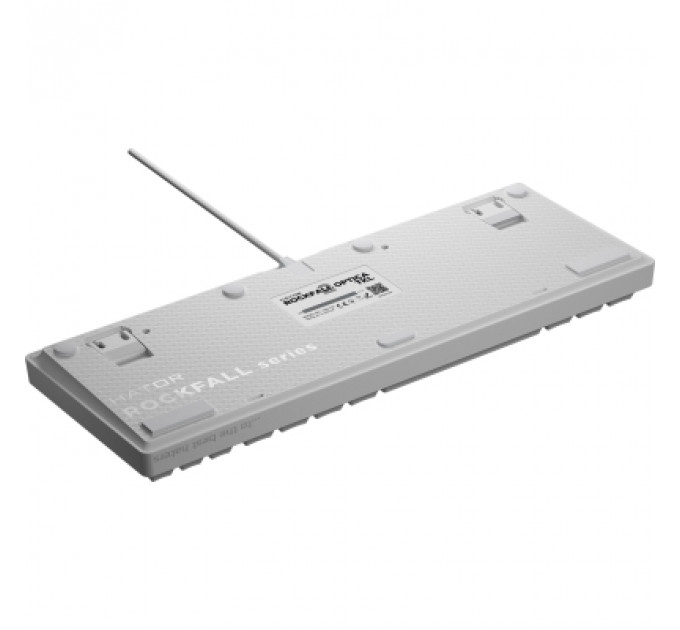 Клавіатура Hator Rockfall 2 Optica TKL Black USB White (HTK-731)