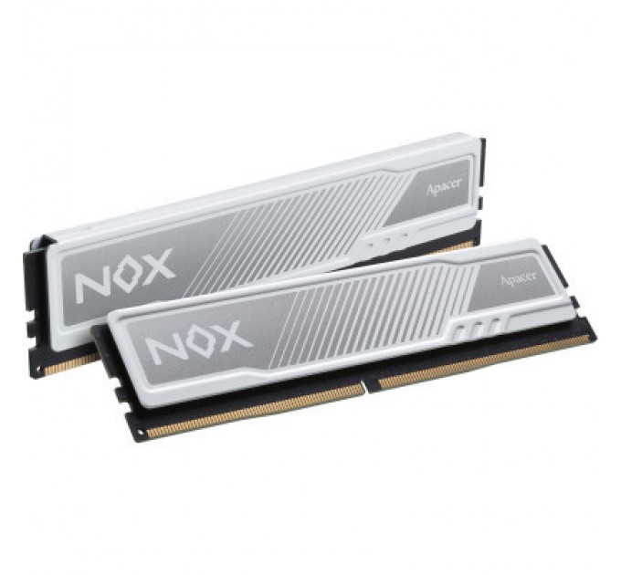 Apacer Модуль пам'яті для комп'ютера DDR4 16GB (2x8GB) 2666 MHz NOX White Apacer (AH4U16G26C08YMWAA-2)