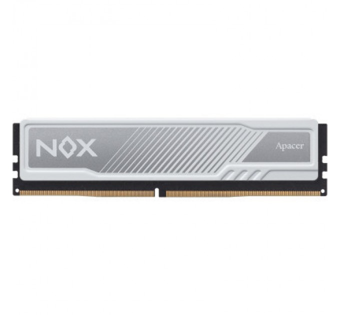 Apacer Модуль пам'яті для комп'ютера DDR4 8GB 2666 MHz NOX White Apacer (AH4U08G26C08YMWAA-1)