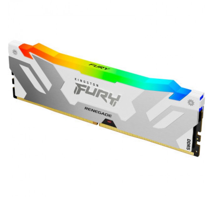 Kingston Fury (ex.HyperX) Модуль пам'яті для комп'ютера DDR5 32GB 6400 MHz Renegade RGB White Kingston Fury (ex.HyperX) (KF564C32RWA-32)