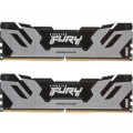 Kingston Fury (ex.HyperX) Модуль пам'яті для комп'ютера DDR5 64GB (2x32GB) 6400 MHz Renegade Silver XMP Kingston Fury (ex.HyperX) (KF564C32RSK2-64)