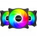 PcCooler Кулер до корпусу PcCooler FX 120 ARGB BK 3in1