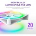 NZXT Кулер до корпусу NZXT F120RGB Duo (RF-D12SF-W1)