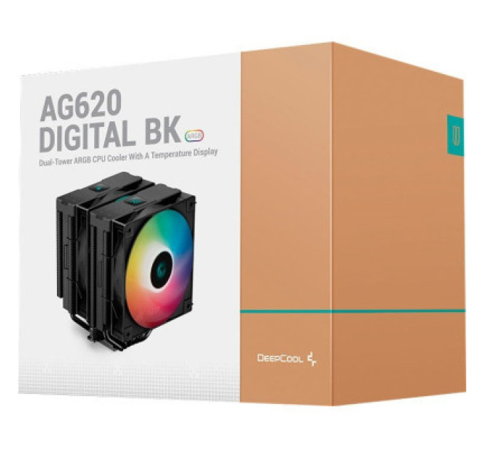 Deepcool Кулер до процесора Deepcool AG620 Digital BK ARGB (R-AG620-BKADMN-G-2)