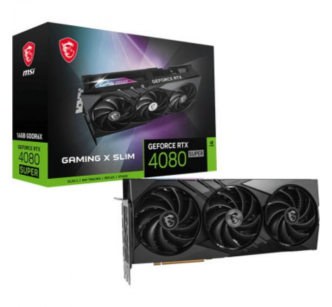 MSI Відеокарта MSI GeForce RTX4080 SUPER 16GB GAMING X SLIM (RTX 4080 SUPER 16G GAMING X SLIM)