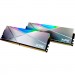 ADATA Модуль пам'яті для комп'ютера DDR4 64GB (4x16GB) 3600 MHz XPG Spectrix D50 RGB Tungsten ADATA (AX4U360016G18I-QCTG50)