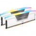 Corsair Модуль пам'яті для комп'ютера DDR5 32GB (2x16GB) 6000 MHz Vengeance RGB White Corsair (CMH32GX5M2E6000C36W)