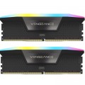 Corsair Модуль пам'яті для комп'ютера DDR5 32GB (2x16GB) 6000 MHz Vengeance RGB Black Corsair (CMH32GX5M2E6000C36)