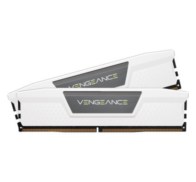 Corsair Модуль пам'яті для комп'ютера DDR5 64GB (2x32GB) 6000 MHz Vengeance White Corsair (CMK64GX5M2B6000C40W)