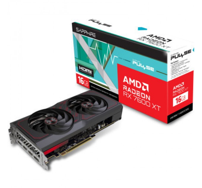 Sapphire Відеокарта Sapphire Radeon RX 7600 XT 16GB PULSE (11339-04-20G)