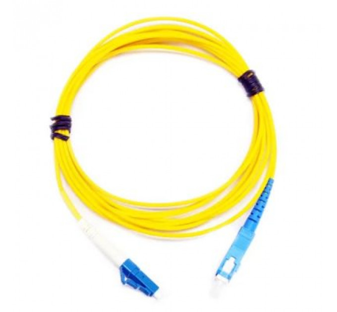 Оптичний патчкорд Eserver SC/UPC-LC/UPC SingleMode, Simplex, 1m (ES-SC-LC/UPC-1-SM-S)