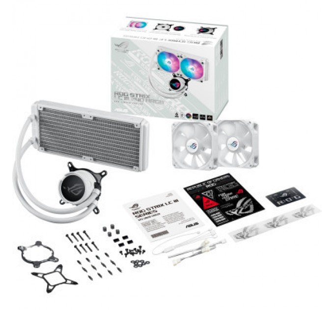 ASUS Система рідинного охолодження ASUS ROG Strix LC III 240 ARGB WHT (90RC00S2-M0UAY0)