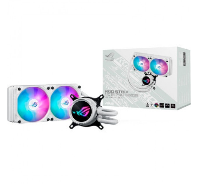ASUS Система рідинного охолодження ASUS ROG Strix LC III 240 ARGB WHT (90RC00S2-M0UAY0)