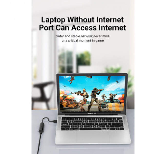 Перехідник USB 2.0 to Ethernet RJ45 100Mb Vention (CEGBB)