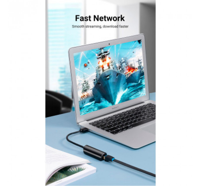 Перехідник USB 2.0 to Ethernet RJ45 100Mb Vention (CEGBB)