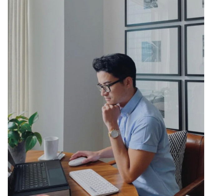 Клавіатура Logitech K380s Multi-Device Bluetooth UA White (920-011852)