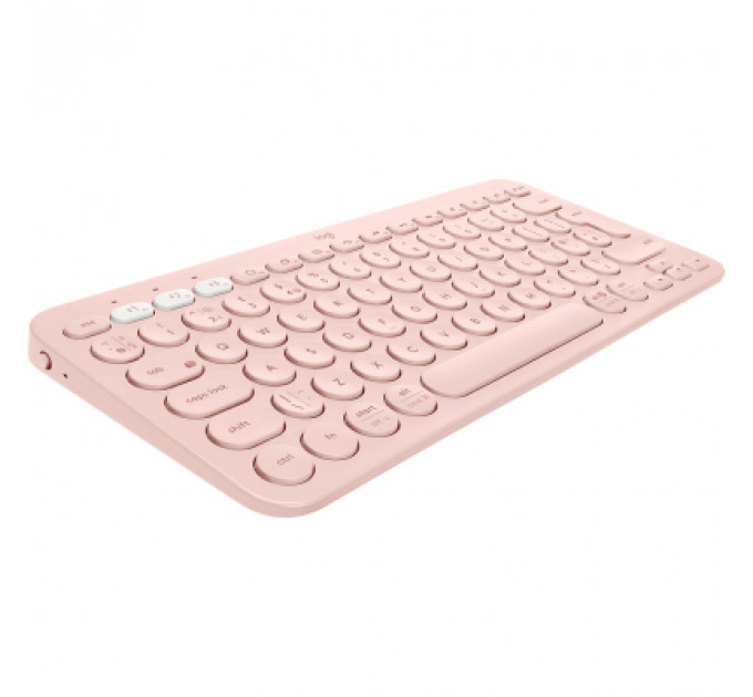 Клавіатура Logitech K380s Multi-Device Bluetooth UA Rose (920-011853)