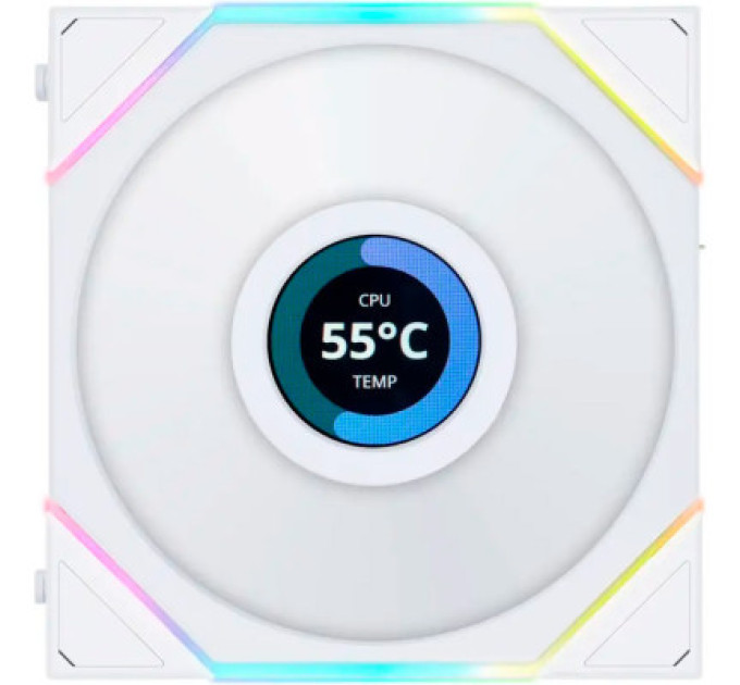 Lian Li Кулер до корпусу Lian Li Reverse TL LCD 120-1, White Cooler (G99.12RTLLCD1W.00)