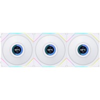 Кулер до корпусу Lian Li TLLCD 120-3, White Cooler (G99.12TLLCD3W.00)