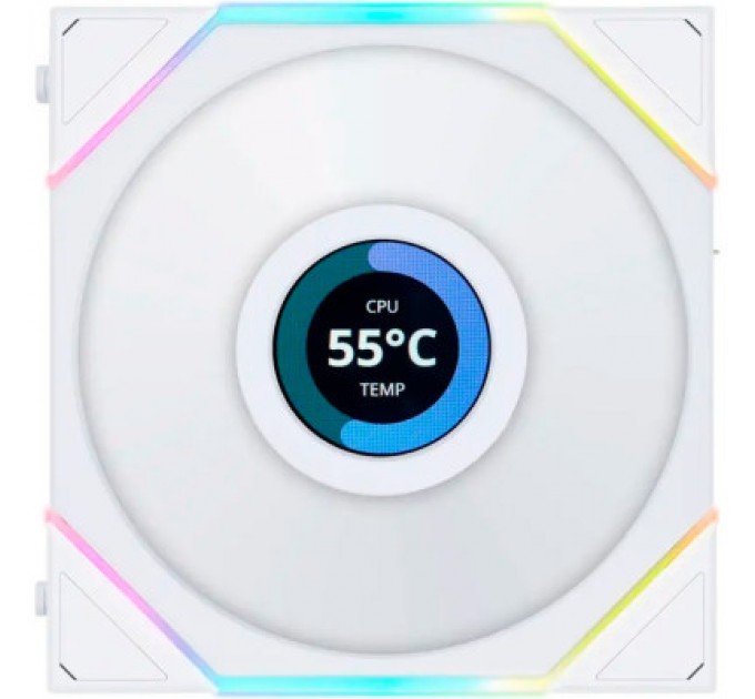 Lian Li Кулер до корпусу Lian Li TLLCD 120-3, White Cooler (G99.12TLLCD3W.00)