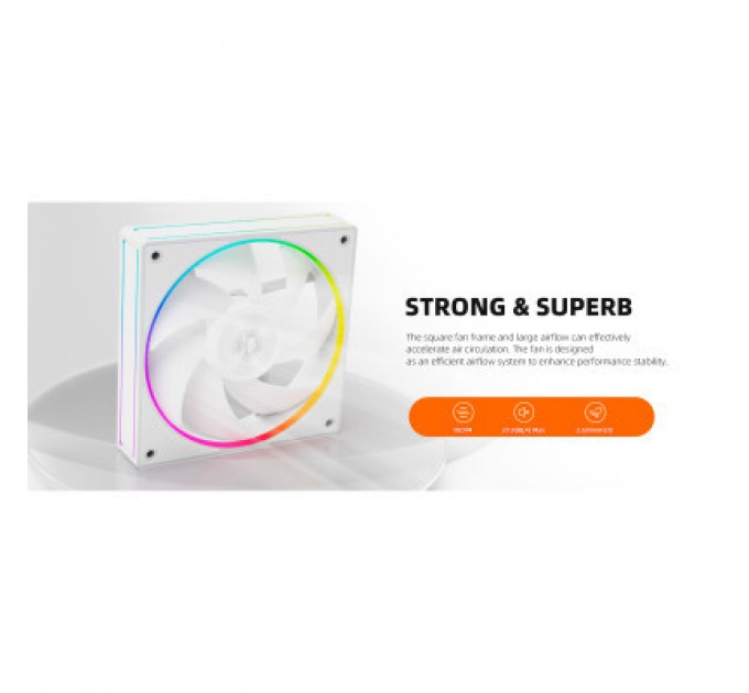 ID-Cooling Кулер до корпусу ID-Cooling AF-127-ARGB-W TRIO