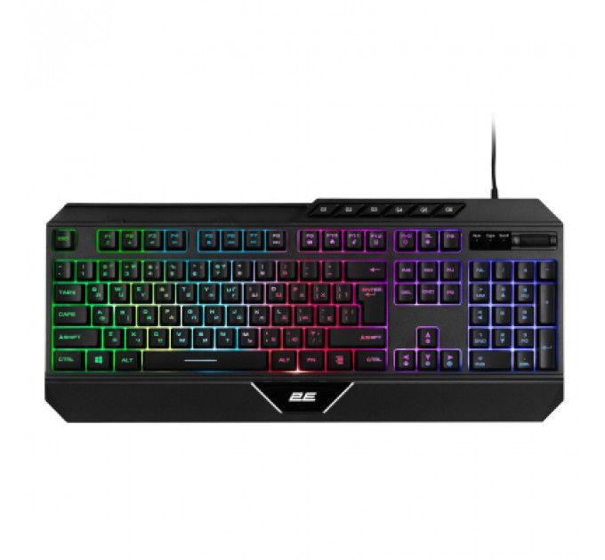 Клавіатура 2E Gaming KG315 RGB USB UA Black (2E-KG315UBK)