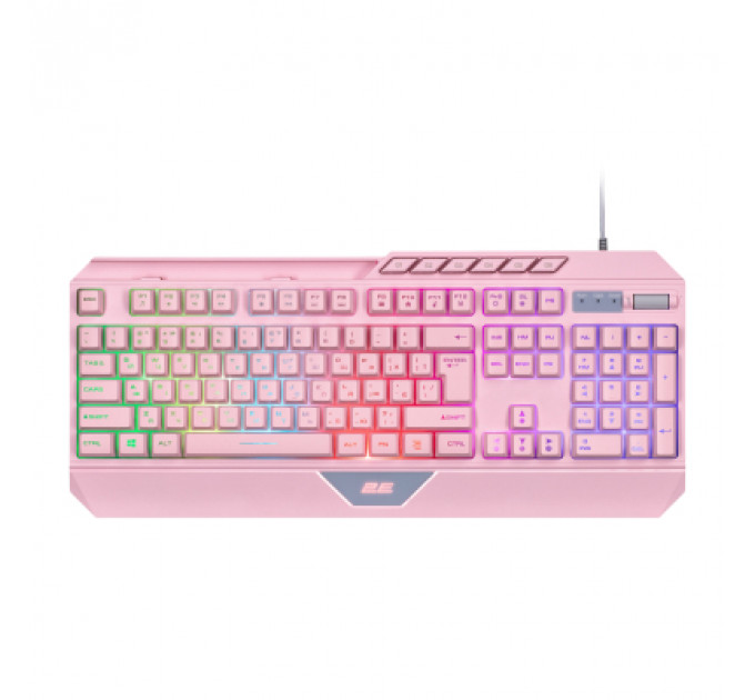 Клавіатура 2E Gaming KG315 RGB USB UA Pink (2E-KG315UPK)