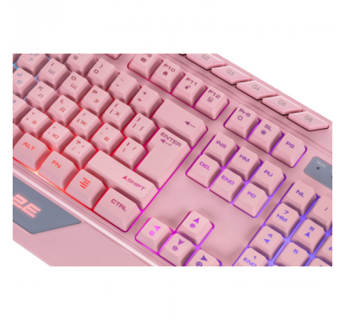 Клавіатура 2E Gaming KG315 RGB USB UA Pink (2E-KG315UPK)